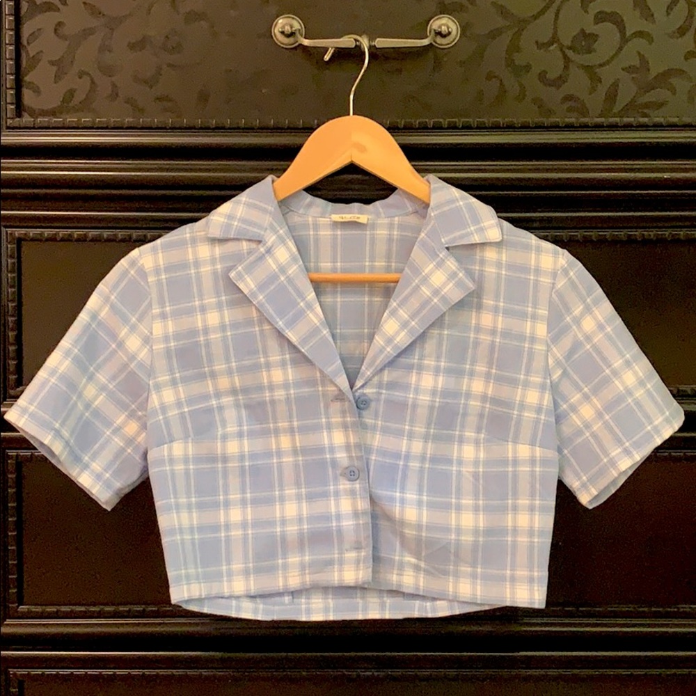 Brandy Melville (John Galt) Cropped Button Up